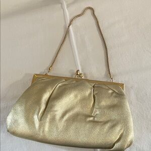 Elegant Gold Evening Clutch